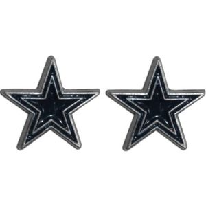 NFL Cowboys NFL Silver Stud Earrings Women's Jewelry Dallas Post New Super Bowl